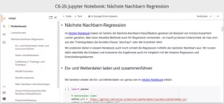 Sonstiges: C6-2 Jupyter Notebook: Nächste-Nachbarn-Regression mit sklearn