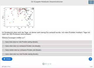 Lernspiel: C6-1 Question Set: Jupyter Notebook, Frage für Fortgeschrittene (Quiz zum Jupyter Notebook)