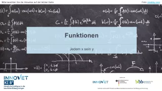 Presentation: C1-2 Funktionen - Jedem x sein y (Folien zum Video)