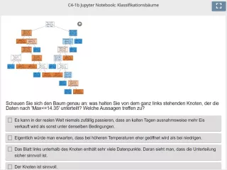 Lernspiel: C4-1 Multiple Choice: Baum interpretieren (Quiz zum Jupyter Notebook)