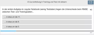 Lernspiel: C5-2 Single Choice: Aufgaben aus dem Jupyter Notebook (Quiz zum Jupyter Notebook)