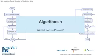 Video: A3 Algorithmen - Wie löst man ein Problem? (Video)