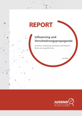 Broschuere: Report: Influencing und Verschwörungspropaganda