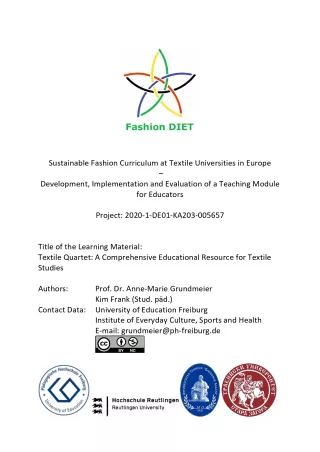 Lernspiel: Fashion DIET: Textile Quartet – Instruction (PDF)