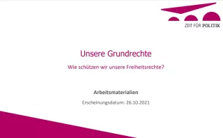 Presentation: Unsere Grundrechte - Präsentation für den Unterricht