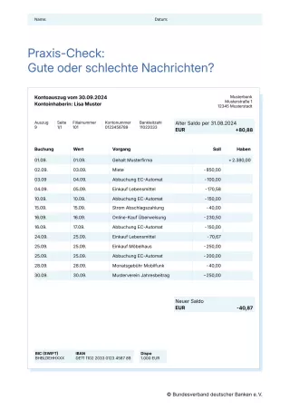 Arbeitsblatt: Zahlungsverkehr | Gute oder schlechte Nachrichten? (Arbeitsblatt)