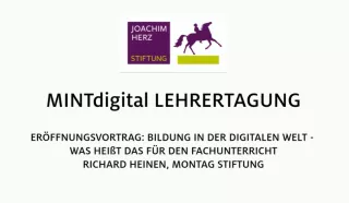 Video: Bildung in der digitalen Welt - Was heißt das für den Fachunterricht?