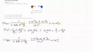 Video: Aufgabe | Kraft zwischen zwei Ladungen Einheitenrechnung