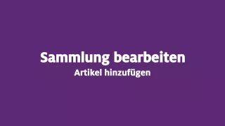 Video: LEIFIPhysik | Artikel zu einer Sammlung hinzufügen