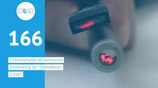 Video: Lichtleiterkabel als technische Anwendung der Totalreflexion (Laser)