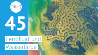 Video: Ferrofluide und Wasserfarbe