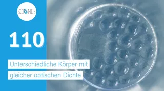 Video: Unsichtbar durch Brechung - Unterschiedliche Körper mit gleicher optischen Dichte
