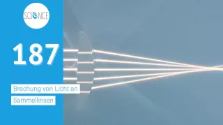 Video: Brechung von Licht an Sammellinsen