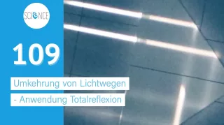 Video: Totalreflexion - Umkehrung von Lichtwegen