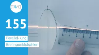 Video: Sammellinse: Parallelstrahl wird zu Brennpunktstrahl