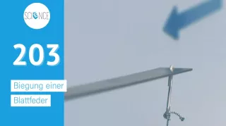 Video: Biegung einer Blattfeder