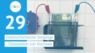 Video: Elektrochemische Vorgänge - Dissoziation von Kochsalz