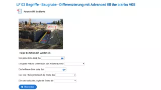 Interaktion: Baugrube - Differenzierung V05