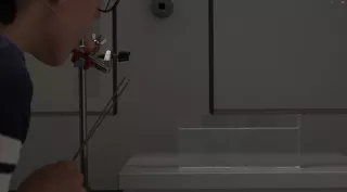 Video: Reflexion und Brechung am optisch dichteren Medium
