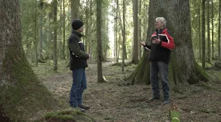Video: 7) Plenterung im bäuerlichen Privatwald: Interview mit Hofbesitzer (Teil 2)