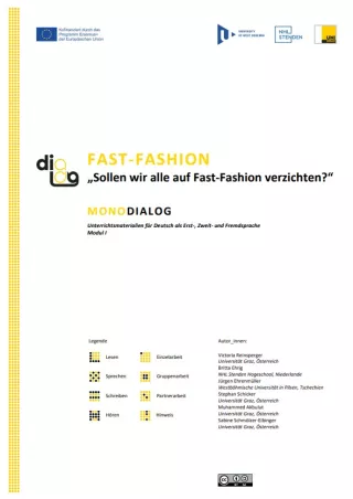 Arbeitsblatt: Fast Fashion | MonoDiaLog | Teil 1: „Sollen wir alle auf Fast-Fashion verzichten?“