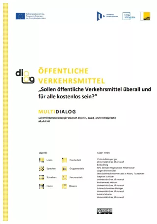 Arbeitsblatt: Öffentliche Verkehrsmittel | MultiDiaLog | Teil 1: „Sollen öffentliche Verkehrsmittel überall und für alle kostenlos sein?“