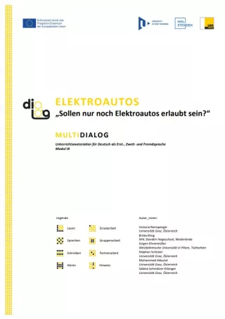 Arbeitsblatt: Elektroautos | MultiDiaLog | Teil 1: „Sollen nur noch Elektroautos erlaubt sein?“