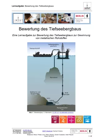 Unterrichtsbaustein: Bewertung des Tiefseebergbaus (DOCX)