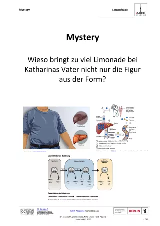 Unterrichtsbaustein: Mystery Fettleber (PDF)