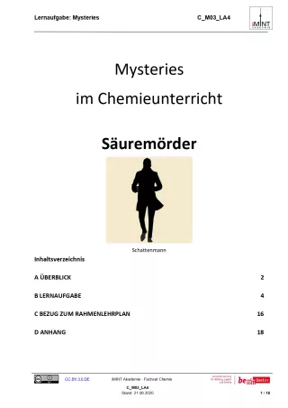 Unterrichtsbaustein: Mystery „Der Säuremörder“ (DOCX)