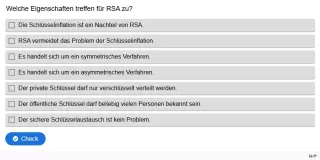 Lernspiel: B5-6 Eigenschaften der RSA-Verschlüsselung. Quiz zum Video
