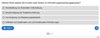 Lernspiel: G2-2 Question Set: Stakeholders Teil 1. Quiz zum Video