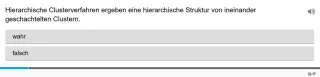 Lernspiel: C8-2 Single Choice: Hierarchical Cluster Analysis und Dendrogramm. Quiz zum Video