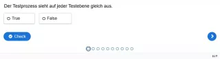 Lernspiel: G5-2 Question Set: Testprozesse und -begriffe Teil 2. Quiz zum Video