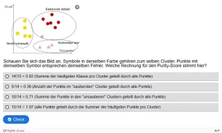 Lernspiel: C8-5 Multiple Choice: Purity Score. Quiz zum Video