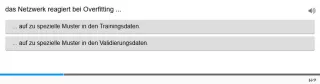Lernspiel: C9-2 Single Choice: Dropout. Quiz zum Video