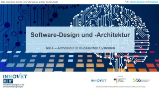 Video: G3-4 Software-Design und -Architektur: Teil 4 - Architektur in KI-basierten Systemen (Video)