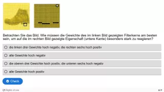 Lernspiel: C7-8 Multiple Choice: Gewichte. Quiz zum Video