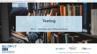 Video: G5-3 Testen von KI-Systemen: Teil 3 - Techniken der Softwareprüfung (Video)