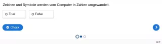 Lernspiel: B5-4 Zeichenkodierung. Quiz zum Video