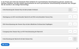 Lernspiel: B5-6 Hybride Varianten von RSA. Quiz zum Video