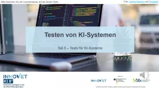 Video: G5-5 Testen von KI-Systemen: Teil 5 - Tests für KI-Systeme (Video)