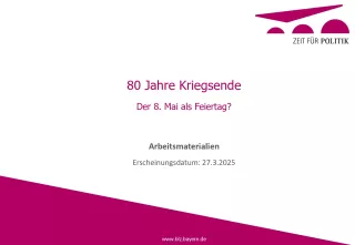 Arbeitsblatt: Arbeitsmaterialien zum Thema „80 Jahre Kriegsende“ (PDF)