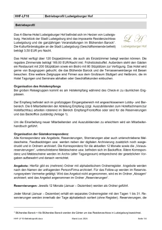 Unterrichtsbaustein: Betriebsprofil Lernfeld 10 (DOCX)