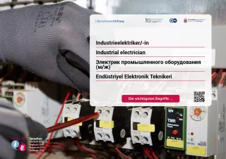 Arbeitsblatt: Industrieelektriker/-in Betriebstechnik | Die wichtigsten Begriffe (Russisch, Türkisch)