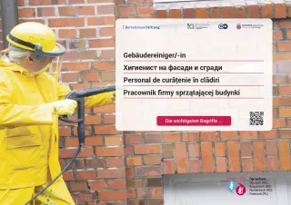 Arbeitsblatt: Gebäudereiniger/-in | Die wichtigsten Begriffe (Polnisch, Rumänisch, Bulgarisch)