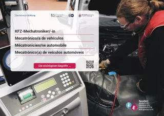 Arbeitsblatt: Kfz-Mechatroniker/-in PKW-Technik | Die wichtigsten Begriffe (Französisch, Spanisch)