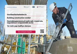 Arbeitsblatt: Hochbaufacharbeiter/-in | Die wichtigsten Begriffe (Russisch, Türkisch)