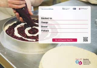 Arbeitsblatt: Bäcker/-in | Die wichtigsten Begriffe (Polnisch, Rumänisch, Bulgarisch)