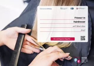 Arbeitsblatt: Friseur/-in | Die wichtigsten Begriffe (Arabisch, Farsi)